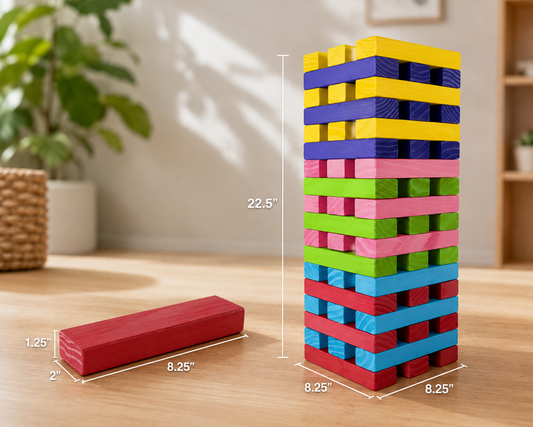 Giant Wooden Stacking Tower