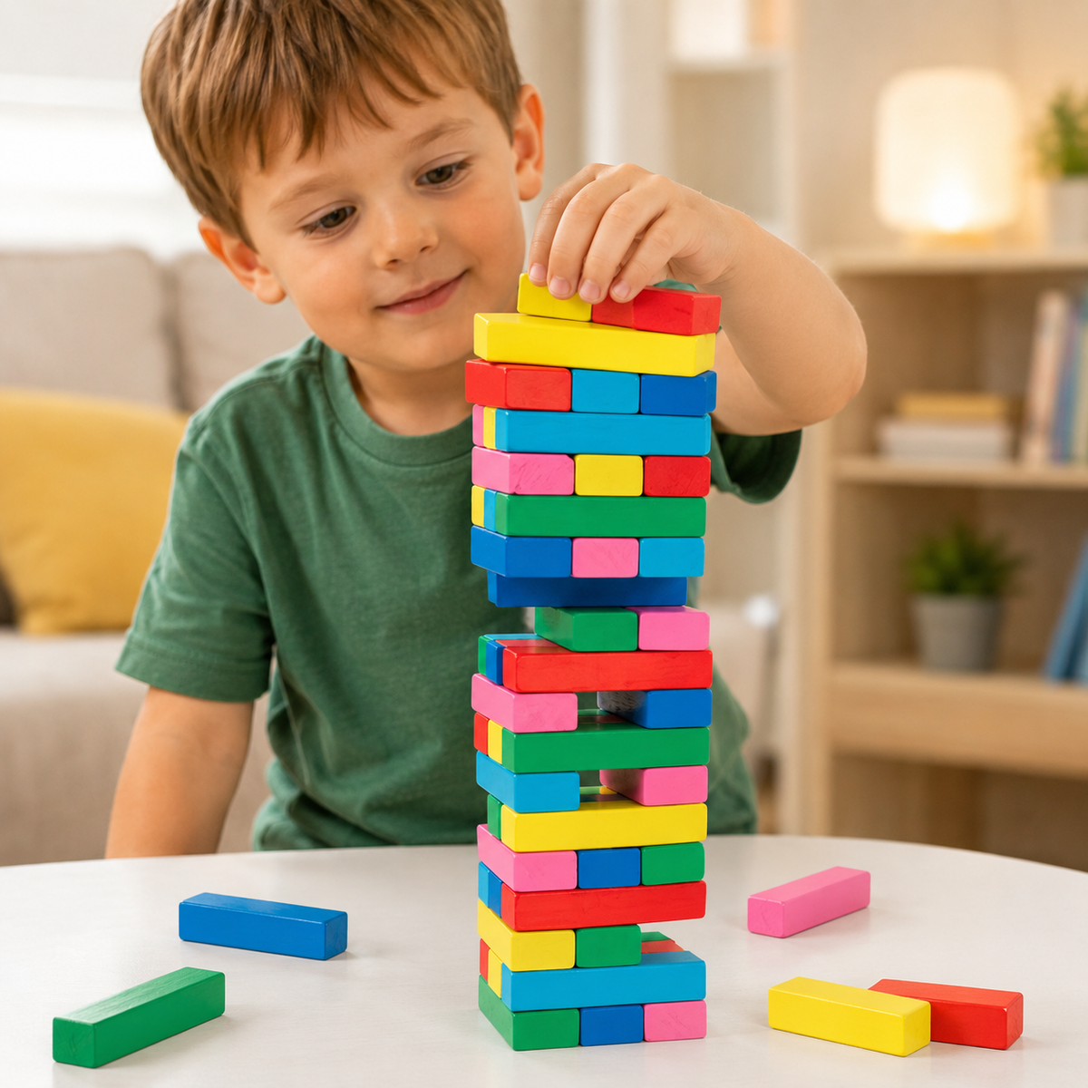 Classic Wooden Stacking Blocks