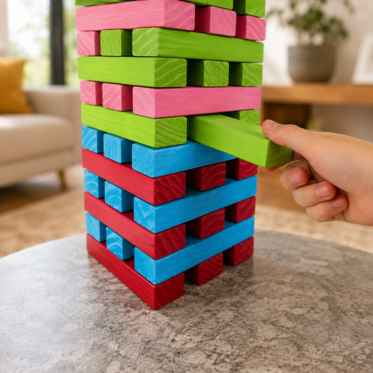 Giant Wooden Stacking Tower
