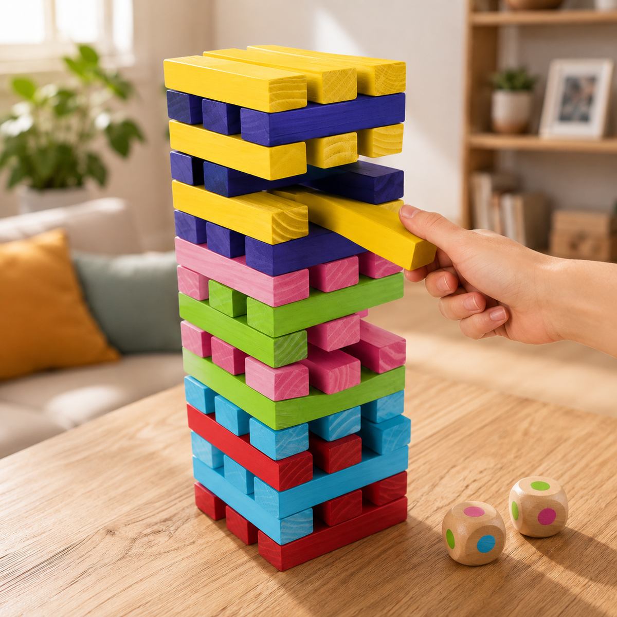 Giant Wooden Stacking Tower