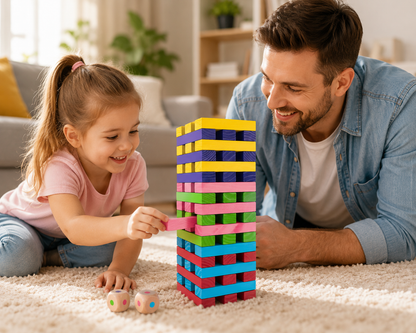 Giant Wooden Stacking Tower