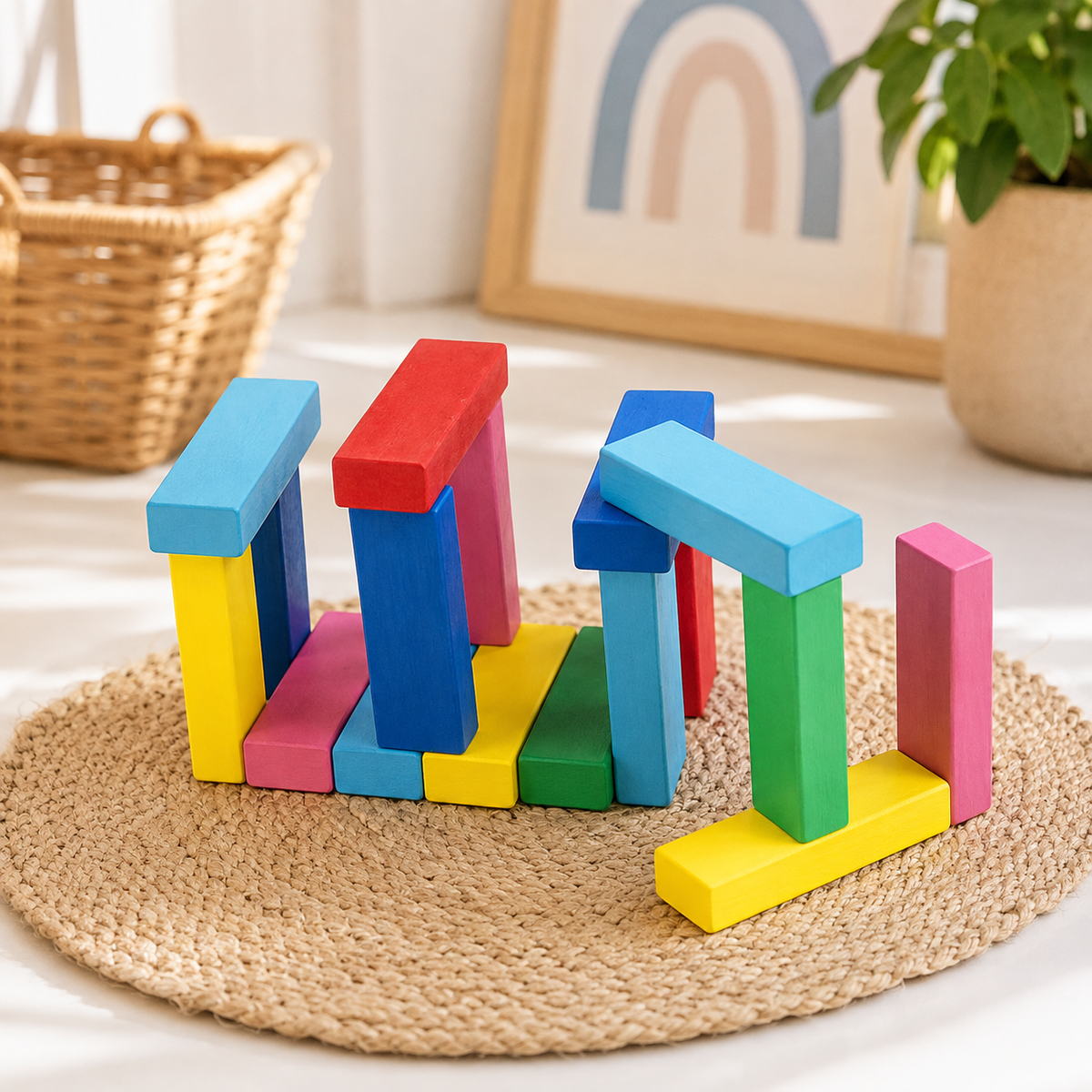 Classic Wooden Stacking Blocks