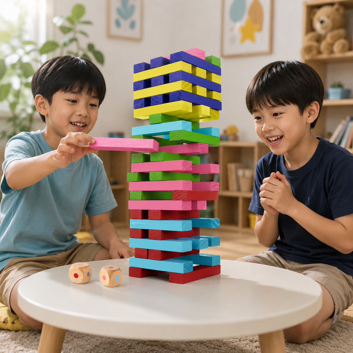 Giant Wooden Stacking Tower