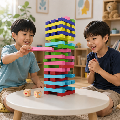 Giant Wooden Stacking Tower