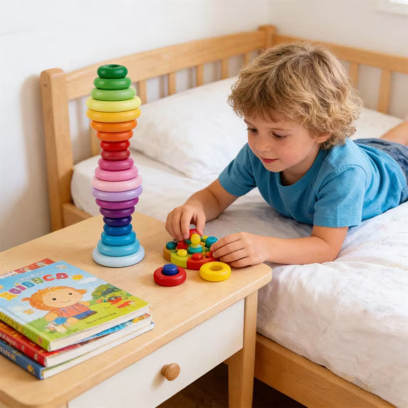 Jumbo Wooden Stacking Stones Set