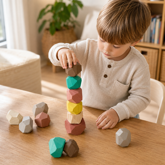 Wooden Towering Stones