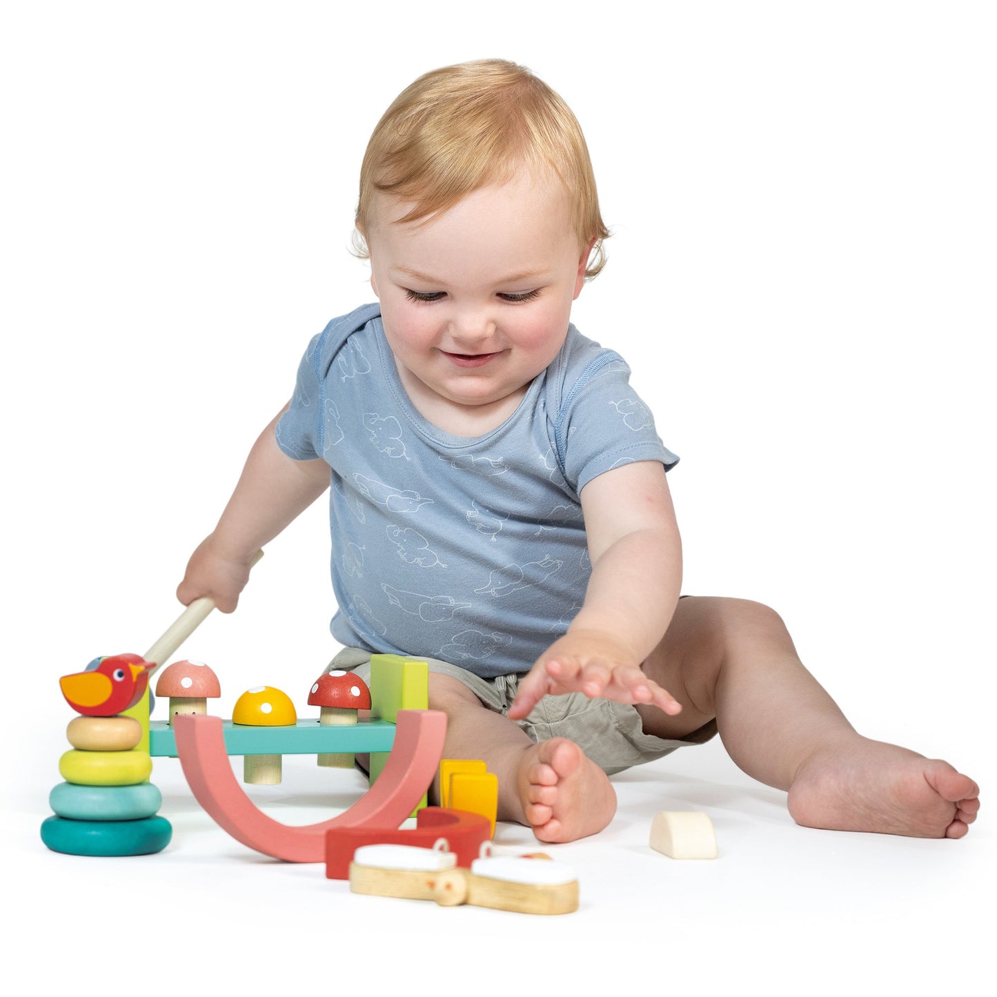 Wooden Sunset Rainbow Stacker