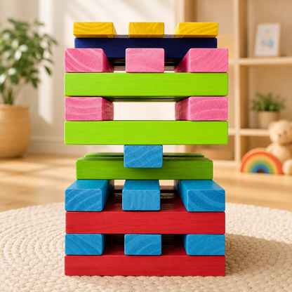 Giant Wooden Stacking Tower