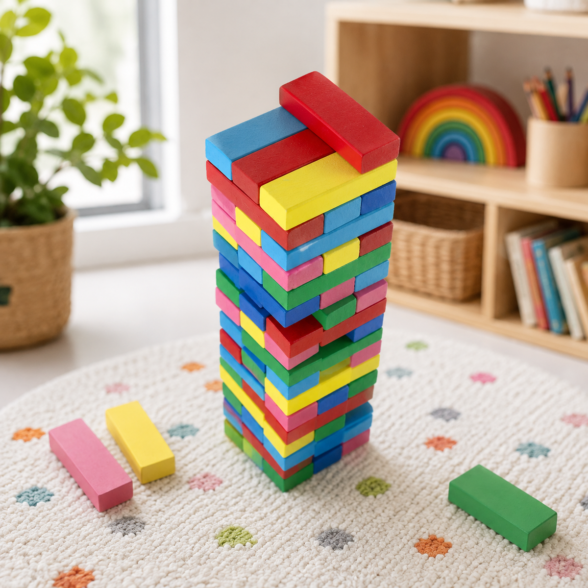 Classic Wooden Stacking Blocks
