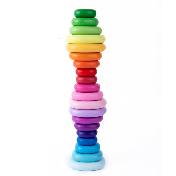 Jumbo Wooden Stacking Stones Set