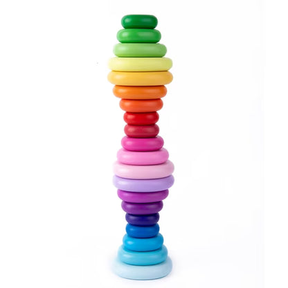 Jumbo Wooden Stacking Stones Set