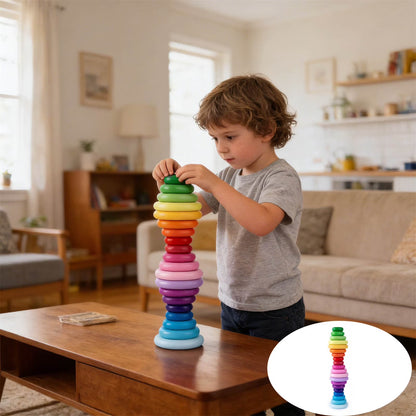 Jumbo Wooden Stacking Stones Set
